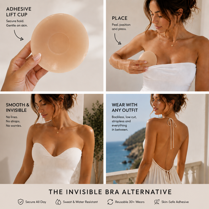 Kurve Cups™ Invisible Adhesive Lift Cups